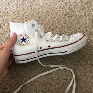 White high top converse